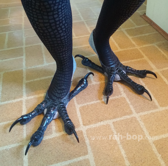 bird feet costume shoes