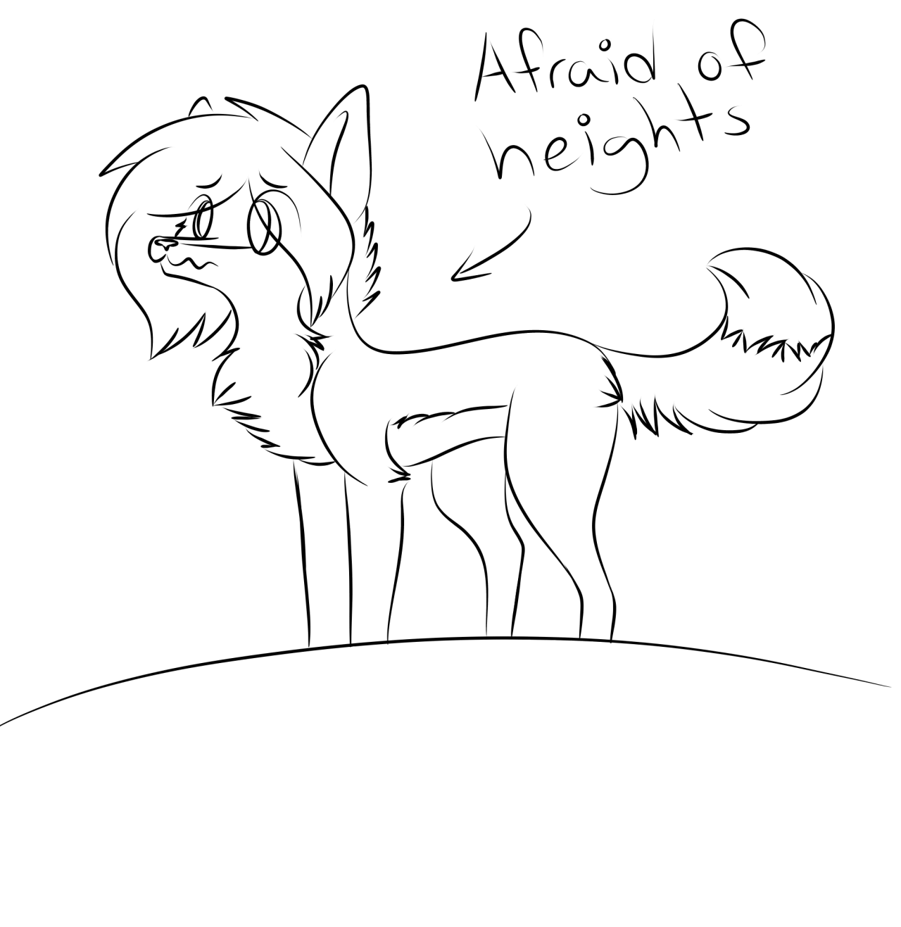 redsolarfox:Too likely to look down…X3 D’aww~! :3