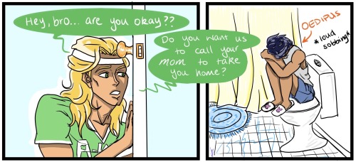 Greek Mythology AU Where Some Of The Greek Heroes Get Together And Have A Sleep Over And It Ends With