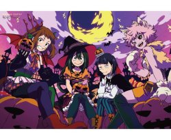 Ninsegado91: Grimphantom2:   Kacchan: Boku No Hero Academia - Halloween Girls Nice!