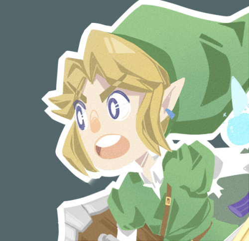 sneak peek of the LOZ fanart piece I’m working on n_n almost finished! 