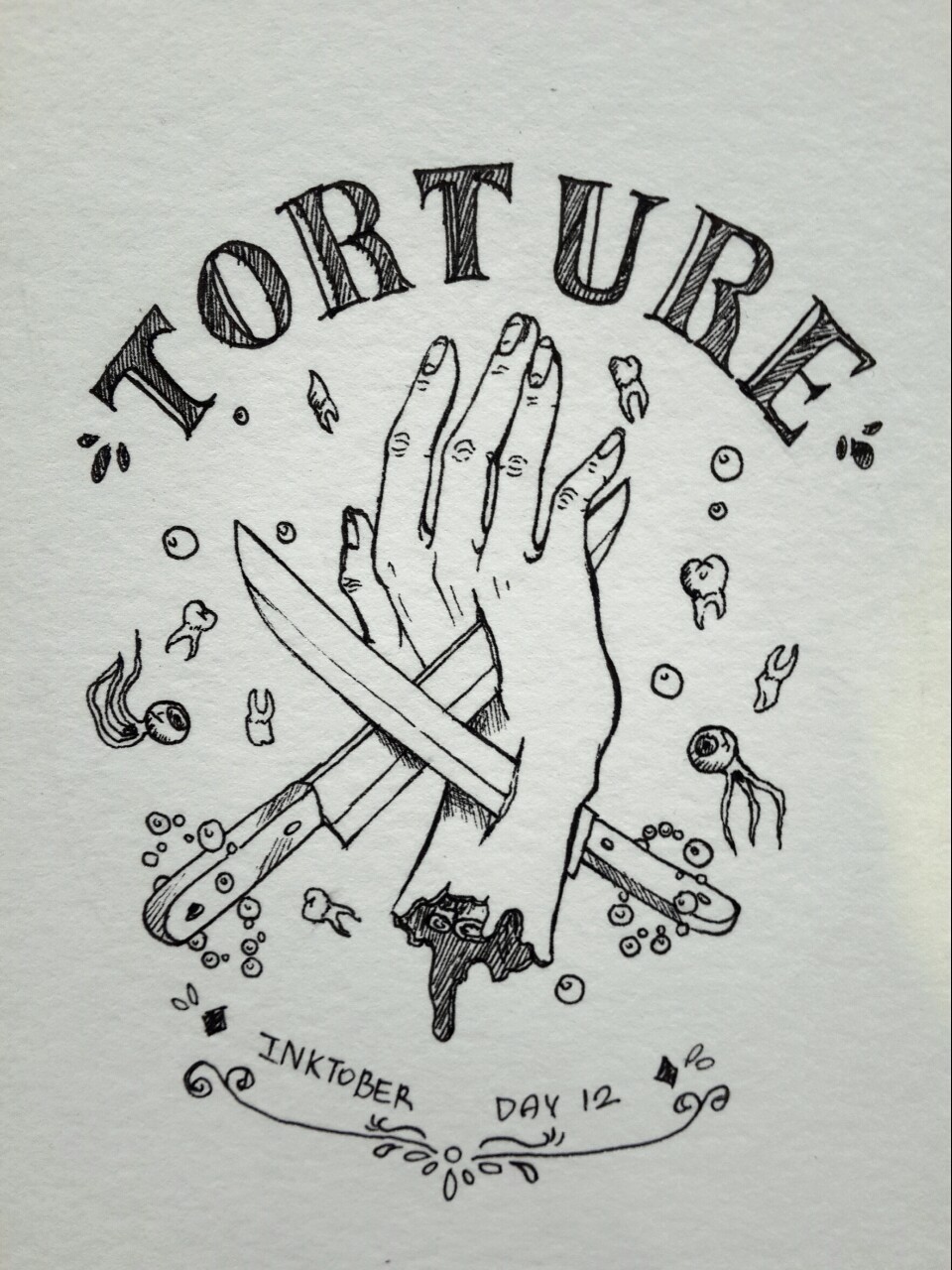 Drawing torture Bondage 3D
