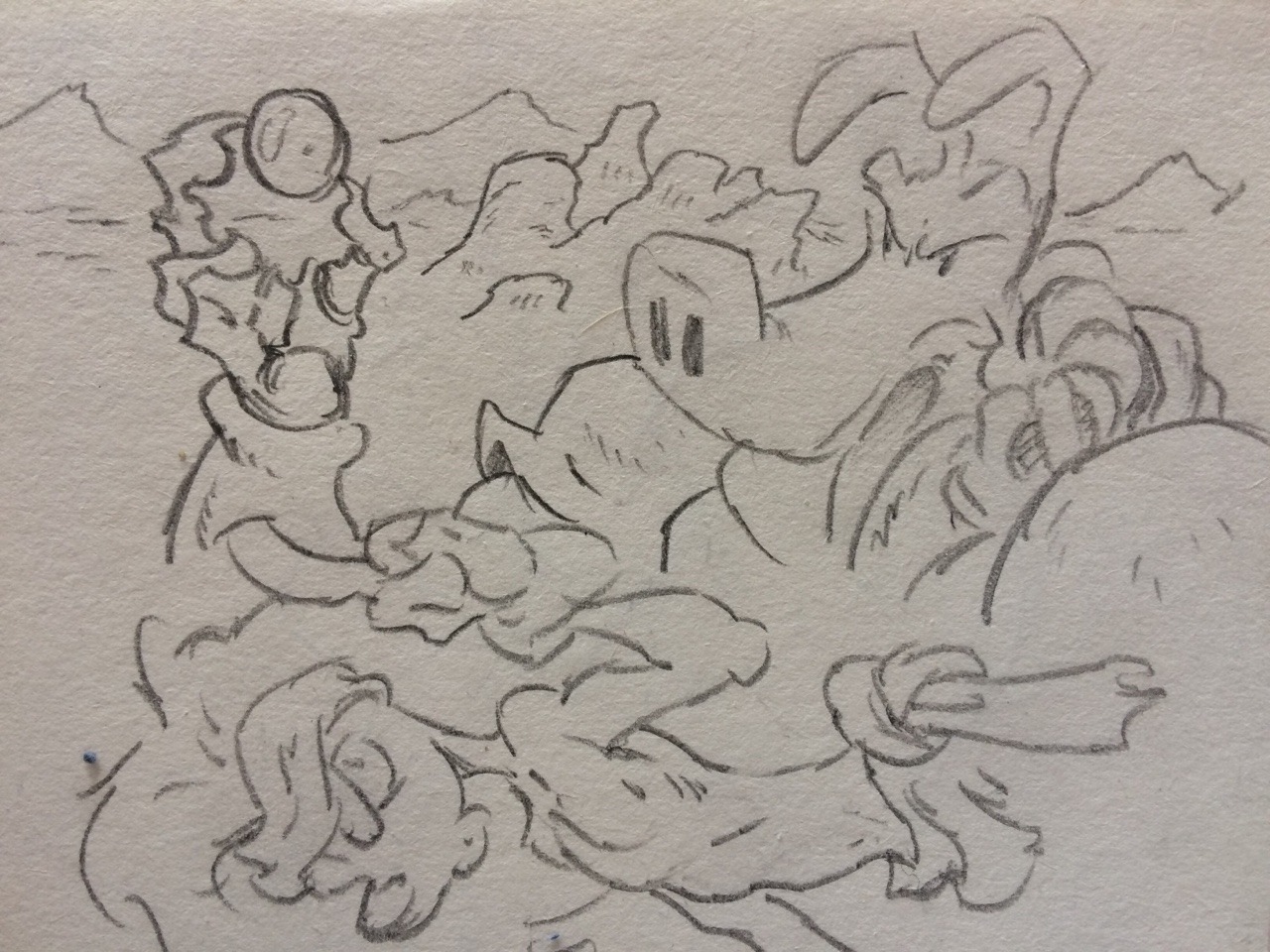 My style when I draw in paper is a bit different then the way I draw digitally. It’s