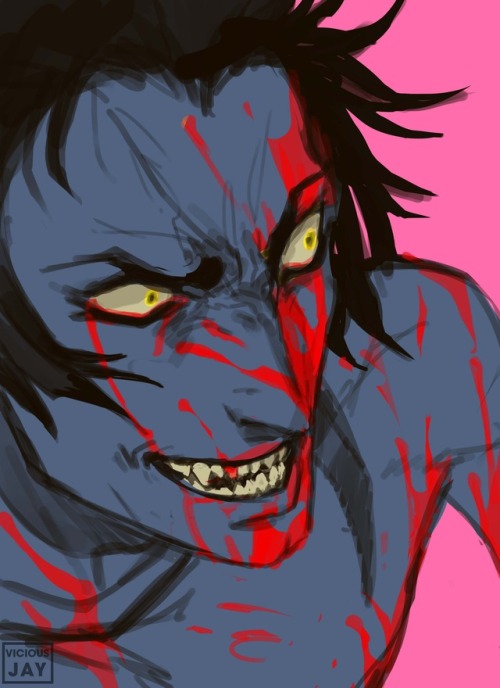 there is tendency with devilman stuff that it’s a sketch and in 2 option, because I like the c