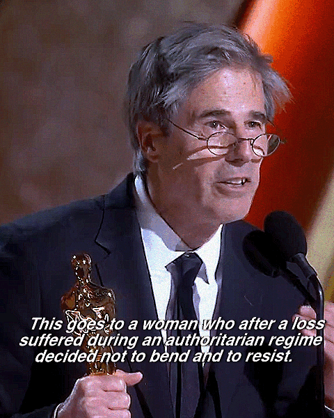 WALTER SALLES Accepts The Best International Feature Film Award At The 2025 Oscars For His Film “Ainda