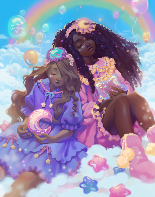 I Drew This A Few Years Ago But Recently Touched It Up! I Have Been Really Into Fairy-kei Lately! 💕