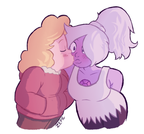 Sadie x Amethyst   ∩(︶▽︶)∩  This was this week’s patreon poll winner! Join in to help choose the theme for next week!