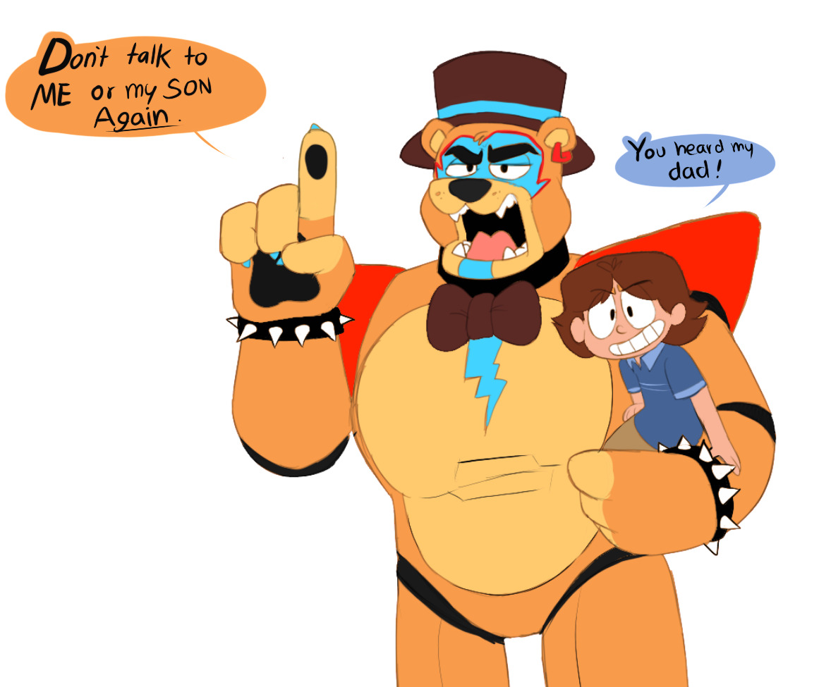Gregory and Freddy by CandyComics567 on Newgrounds