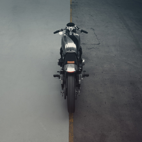 Nico Mueller’s killer CB750 by Hookie Co. Photo by Felix Meyer Fotografie. (via Playing Hookie: Nic