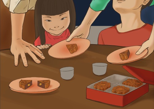 2pcbart: the last mid-autumn festival celebration in the Xu household(sketch)