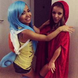 astayoung:  Had such a fun birthday weekend. Got to hang out with my best friend as Squirtle from Pokemon and her dressed a little red riding hood. ❤️ #littlepeople #shortgirls #happyhalloween #dressup #pokemon #squirtle #redridinghood #bestfriends