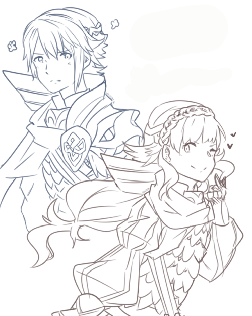 doodle of the askr sibsthey’re so cute omgggg