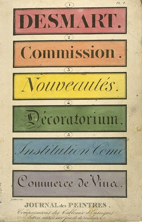 Firmin Didot, Journal des Peintres, 1835. Paris. Via University of Delaware.