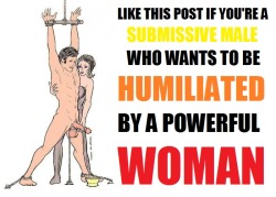 cuckoldingnl:  Humiliated by a powerful woman.