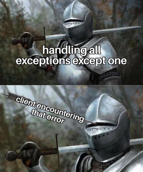 Exception handling