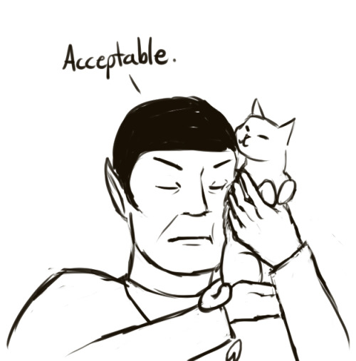 survivor-trek:catbuttcat:This is literally the worst doodle I have ever done in my life but I’m tire