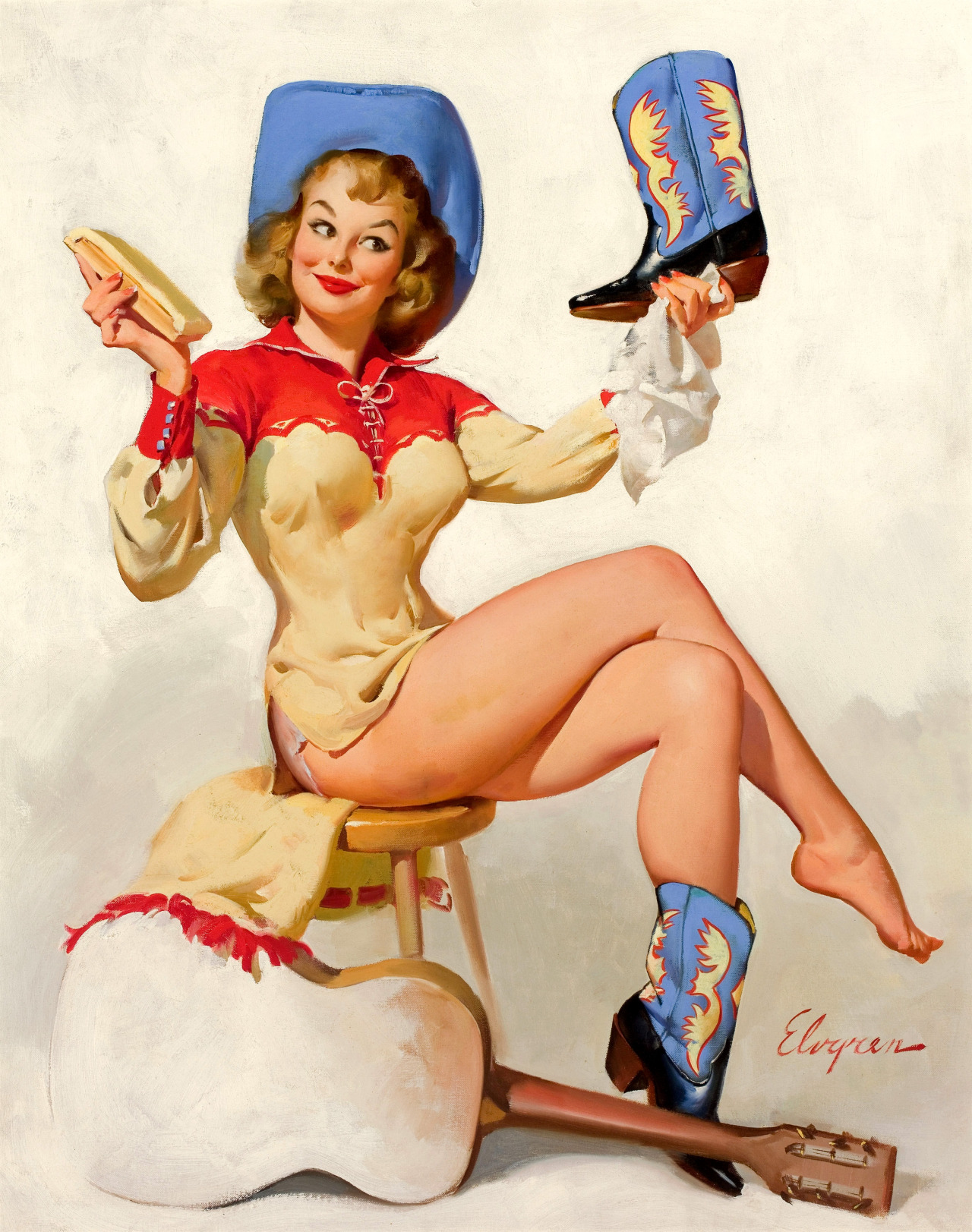 Gil elvgren pin up art