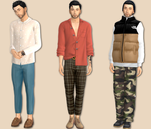 Male LookBook ft. Moonlight Chic Kit (MCK)! CC links below ! Everyday 1 :Hair @johnnysimmer // Top E