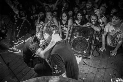 kenagonio:  Joel and a fan The Amity Affliction Taken by K Enagonio at Chain Reaction, Anaheim  WEBSITE | INSTAGRAM | TWITTER | YOUTUBE