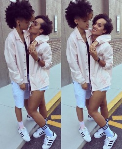 blackkandgayy:  Instagram: @theepoetictruth and @coconutsandhoney   They always match 😍 ugh it’s too cute 😩