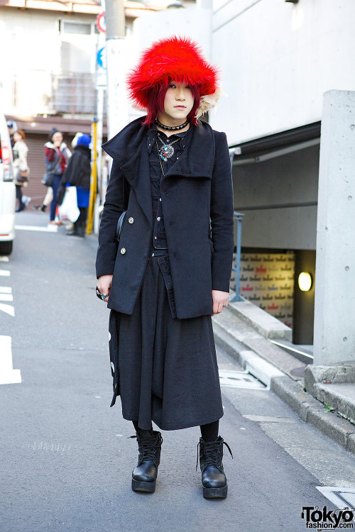 20-year-old Gazette fan in Harajuku with fashion from AnkoRock &amp; Algonquins.