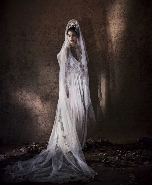 Publication:Vogue Brides Photographer: Jake TerreyStylist: Petta ChuaModel: Shanina Shaik Violins 