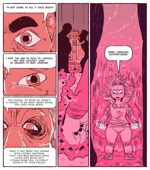 thesisters-comic:   This week: Beatrice decides to get aggressive, Carl calls out Booth, Guy really 