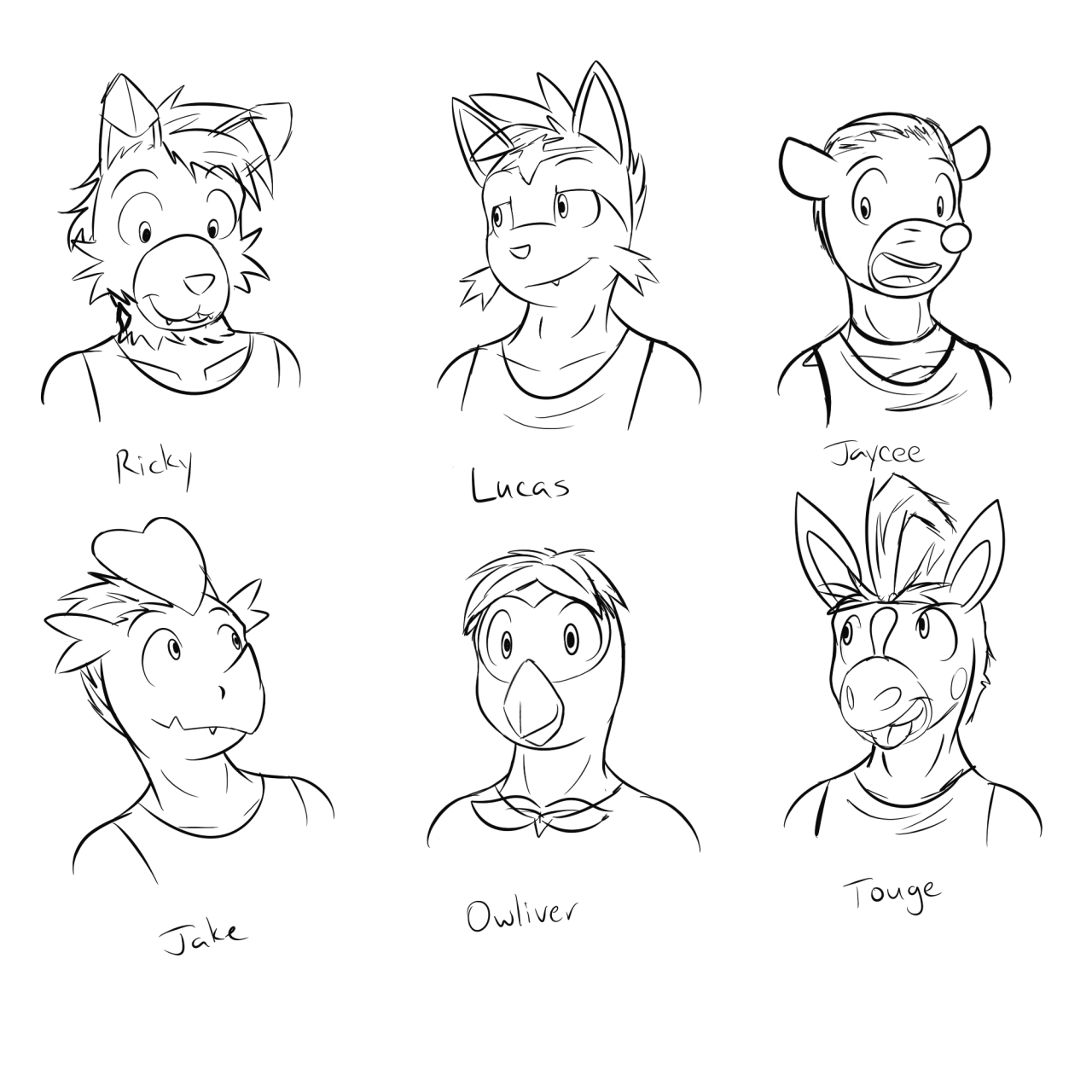 Random Poke sketches that I didn’t keep making into full blown pics.  So first