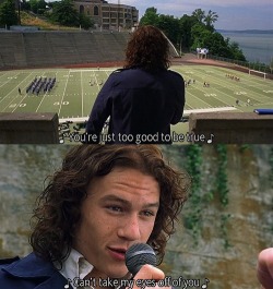 Captain-Wynn-Or-Lose:  Ten Things I Hate About You  As A Band Geek I Would Dye And