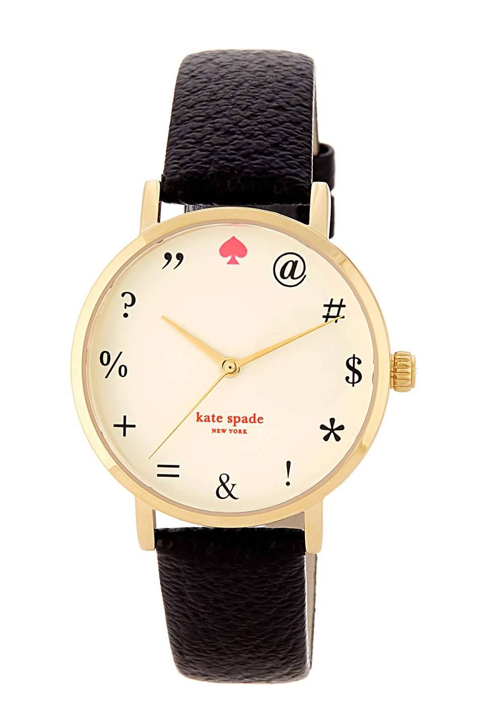 wantering-blog:  Explicatives        Kate Spade New York Metro Watch. Make a fashion