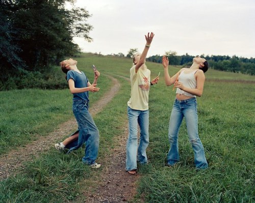 someplacealongtheway:“Candy Toss,” 2000 by Justine Kurland
