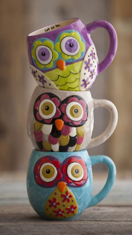 fireballclari:  ms-woodsworld:  sweetestesthome:  Owl you need is a cute coffee mug for the perfect gift! SO CUTESource for the post: Click  missharpersworld  I need these in my life!