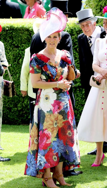 theroyalsandi: The Countess of Wessex attends the third day of Royal Ascot at Ascot Racecourse | Jun