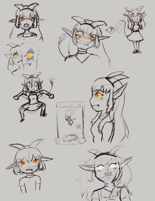 Early Sketches Of Oliviers Original Design. This Design Of Olivier Does Have A Few Appearances With Her