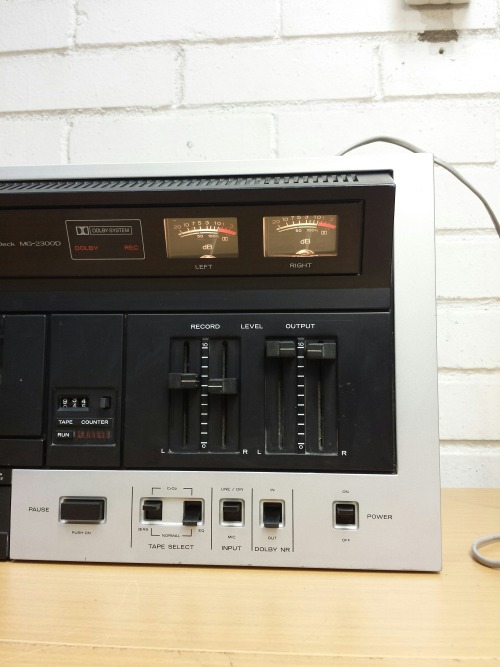 Mitsubishi MG-2300D Stereo Cassette Deck, 1970s