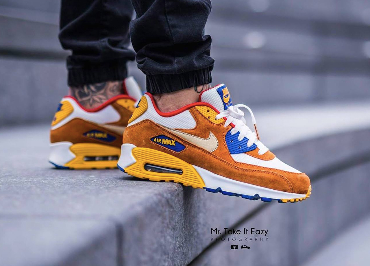 Nike Air Max 90 'Curry' (by mrtakeiteazy) – Sweetsoles – Sneakers ... ناردين
