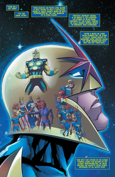 kineticboyfriends: Just a cameo of the New Warriors on Richard Rider’s helmet…. - Annih