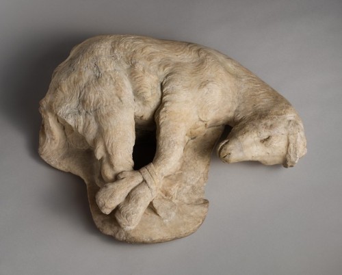 met-greekroman-art: Marble statue of a bound goat, Greek and Roman ArtMedium: Marble, PentelicRogers