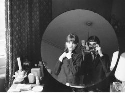 solo-vintage:  Andrew Birkin: &ldquo;This was taken at my mother’s dressing table. I was about 17 years old and about to hitchhike across America. I wanted a photograph to remember Jane by. She looks so different here, she was still wearing the heavy