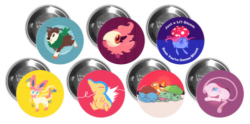 hey all! back in with a new pack seven of pokemon buttons for just just $10retail value is usually $