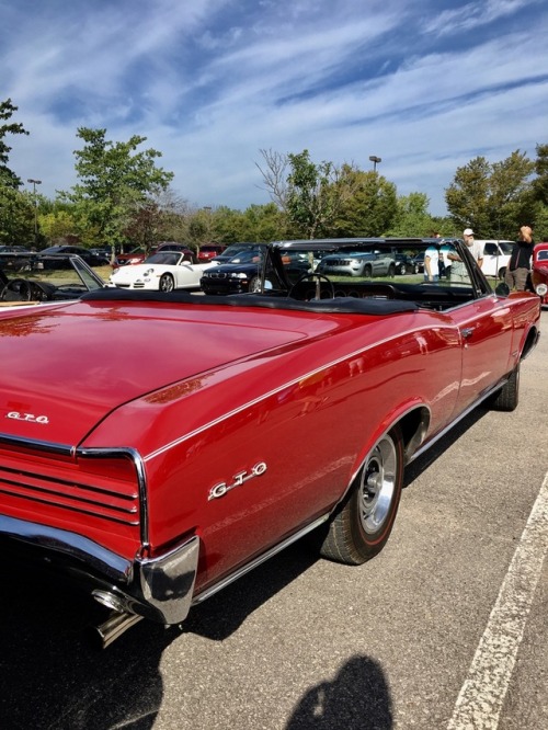 “Hump day it is…” And we have a 1966 convertible Pontiac GTO! This year only came with a big block 3