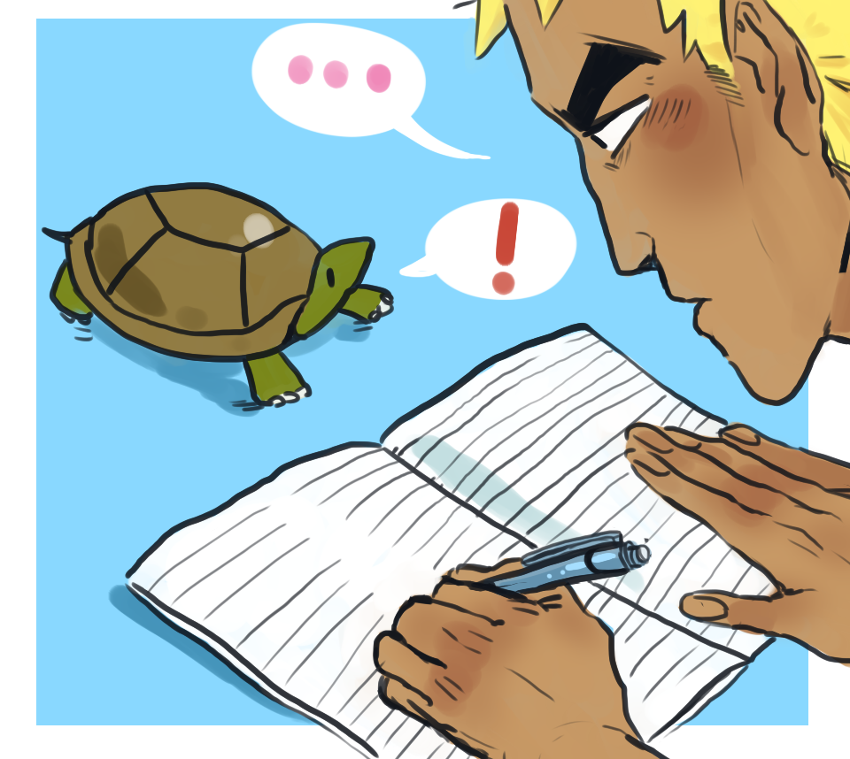 aromantickinjou:  lbr Fukutomi probably asks for Turtle’s opinions on everything…….