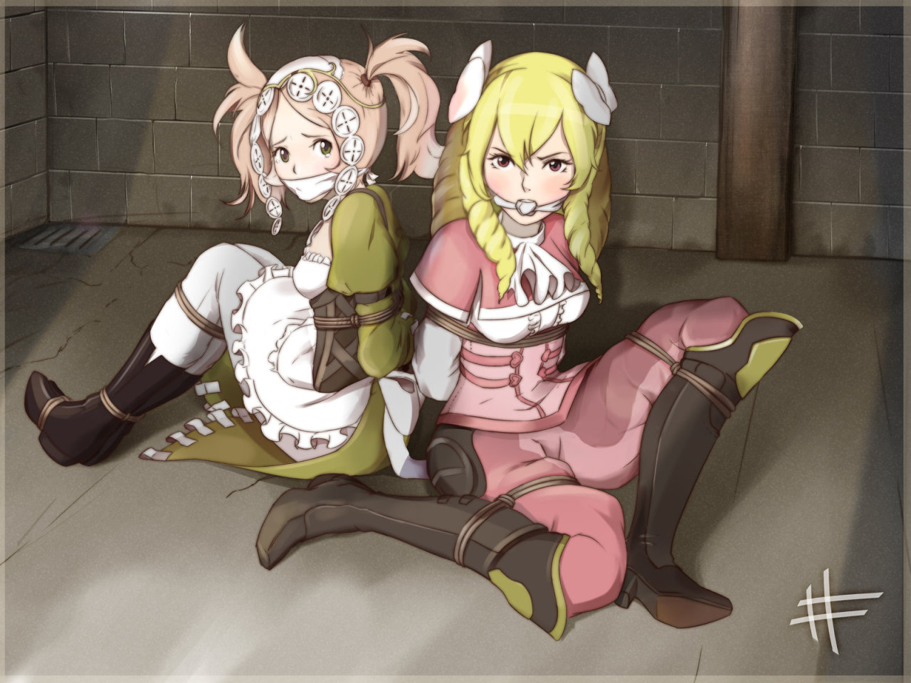 gaggedotaku:  Commission - Lissa and Maribelle by SharpFFFFFF