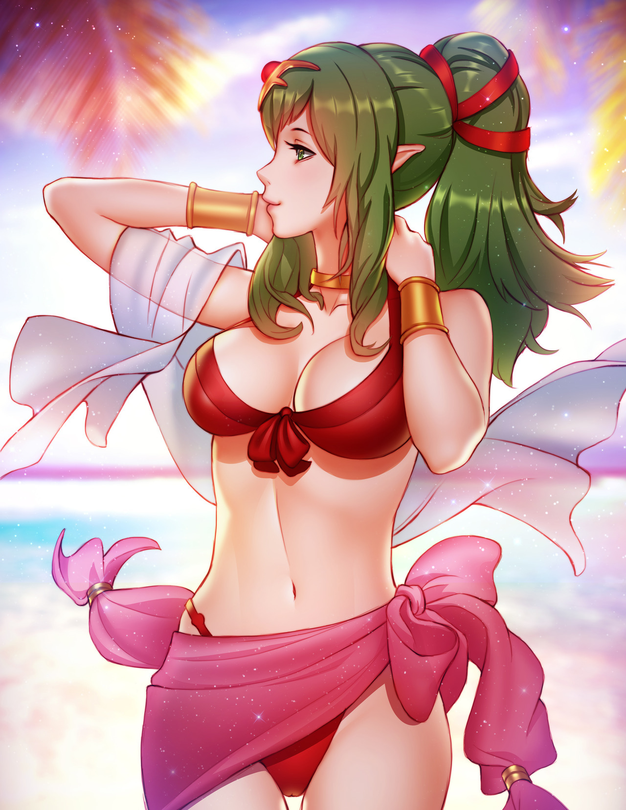 magickightyozakura: Summer Tiki   Artist: Pinkladymage  &lt;3 &lt;3 &lt;3