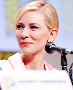queencate:  Cate Blanchett attends the Warner Bros. Pictures panel and presentation during Comic-Con International 2014 on July 26, 2014. 