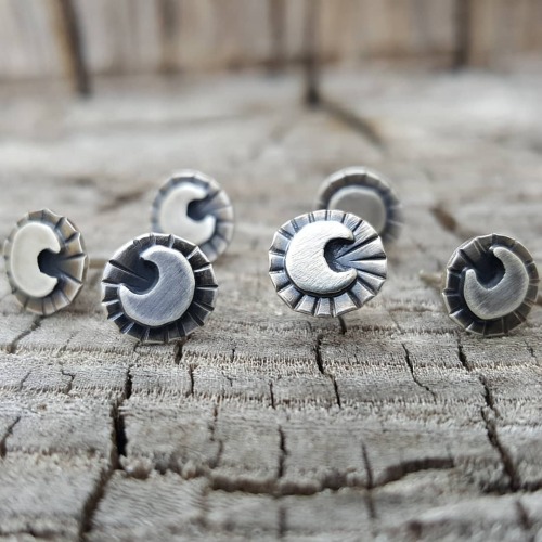 These are some of my favorite little studs I’ve made, and they are usually made to order in th