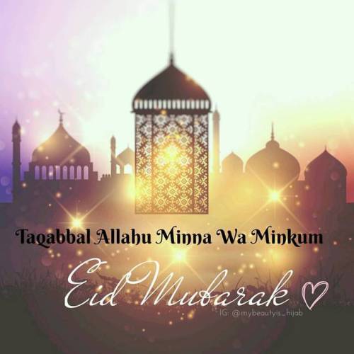 Eid Mubarak❣ May the blessings of Allah fill your life with happiness and open all the doors of succ