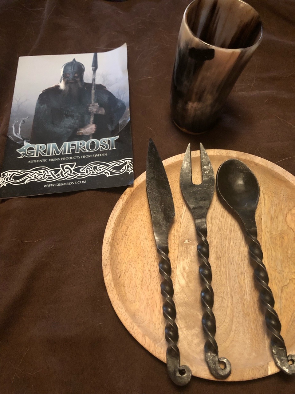 My order from Grimfrost came today! I can’t wait to try it out at the SCA event next week, great craftsmanship and shipped pretty quickly all the way from Sweden . Time to Viking up!