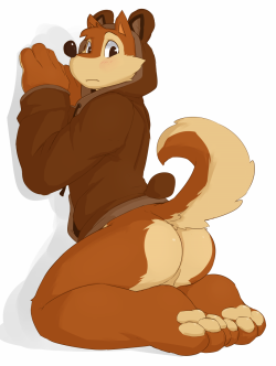 furballthefurry:  My wuffle, what a large butt you have… - by seth-iova