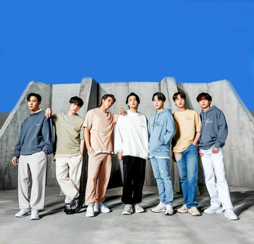 BTS for FILA Korea “NOW ON” Collection Promotional Pictures